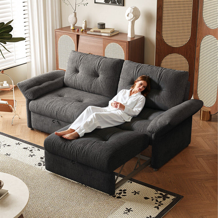 Sofa Bed, 2 In 1 Design For Living Rooms
