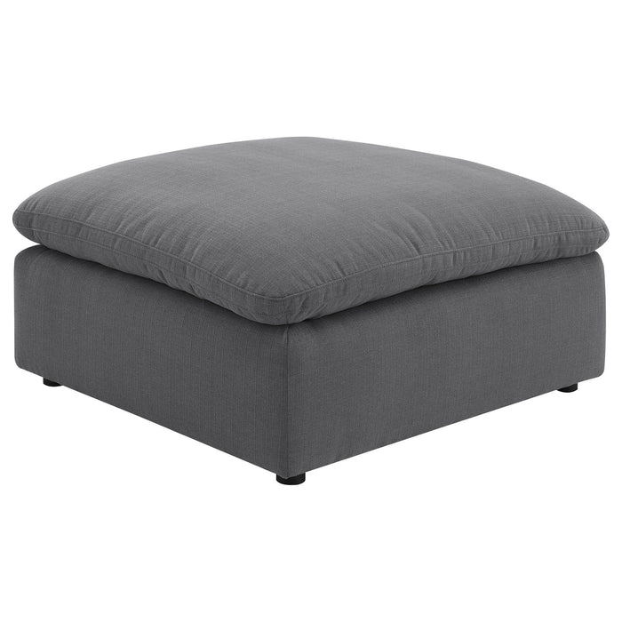 Hobson 4-piece Upholstered Modular Sectional Sofa Charcoal