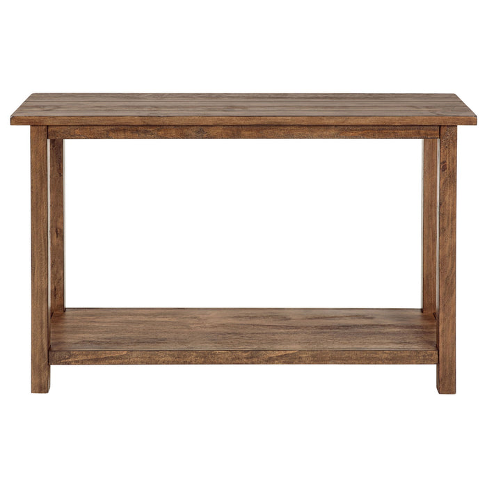 Payne Wood Entryway Sofa Console Table Distressed Brown