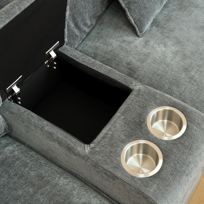 U Shaped Sectional Cloud Couch For Living Room