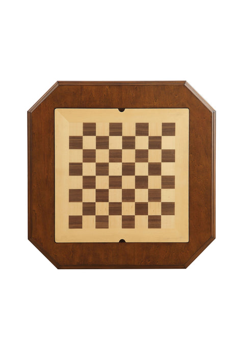 Bishop - Reversible Chess Checker Game Table With Game Tray (Chess Fingures Not Included)