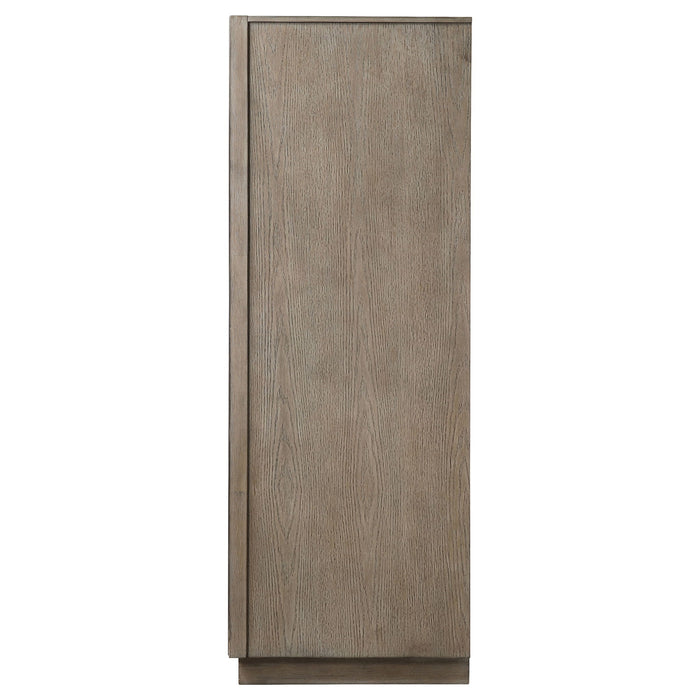 Prescott - 5 Drawer Bedroom Chest With Mitered Trim - Taupe