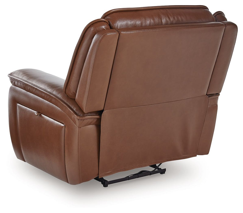 Healy Pier - Power Recliner / Adj Headrest - Chocolate