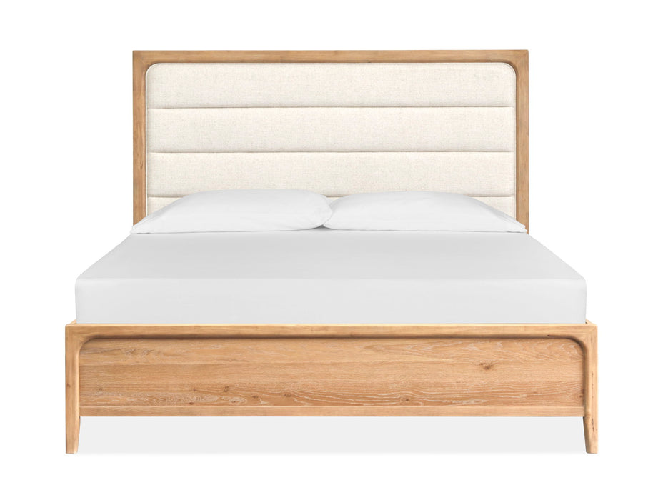 Somerset - Complete Panel Bed With Upholstered Headboard
