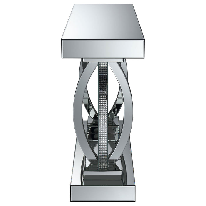 Drea - Entryway Sofa Console Table - Silver