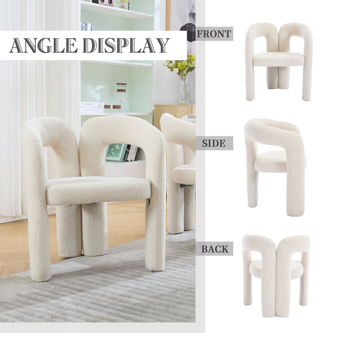 Coolmore Contemporary Designed Accent / Dining Chair With Armrests