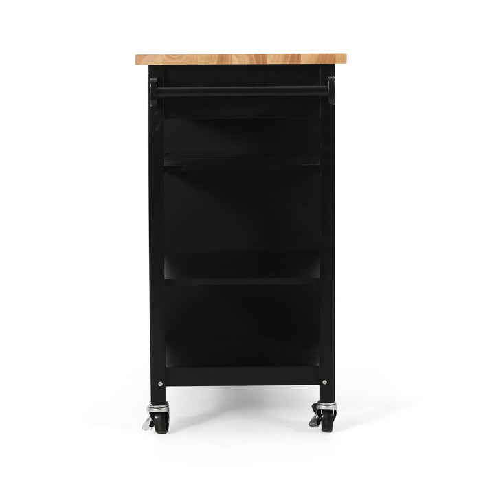 Contemporary Design Kitchen Cart With Wheels
