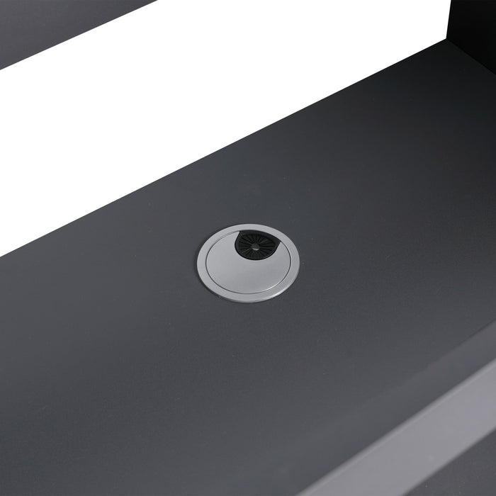 Modern Freestanding Bathroom Vanity With Soft Close Cabinet Doors