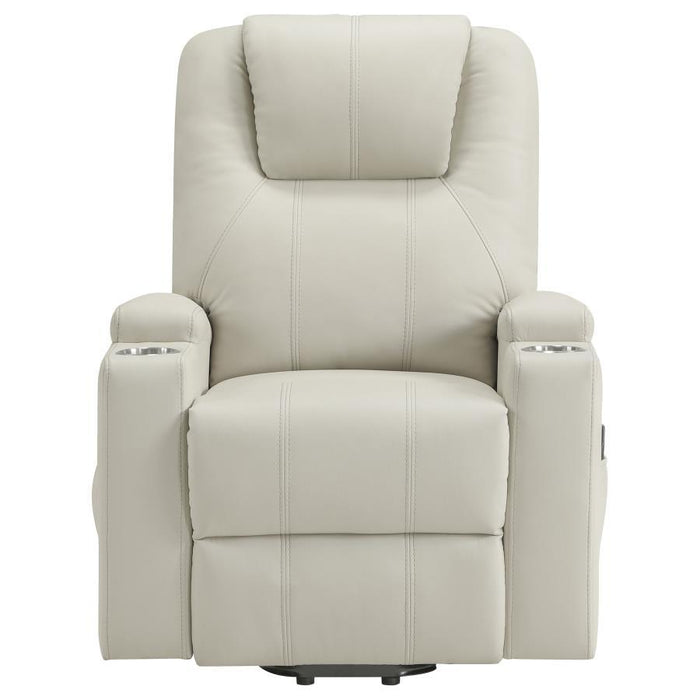 Armstrong - Upholstered Power Lift Massage Recliner