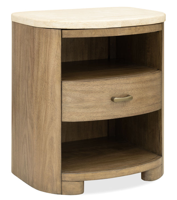 Leeza - Accent Nightstand - Brown