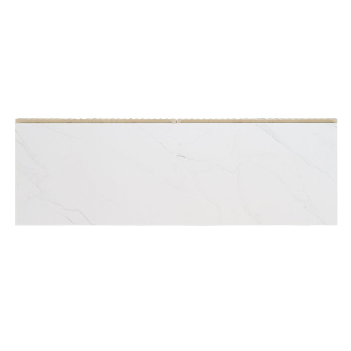 Fluted 6 Drawers Dresser, Double Dresser Chest Of Drawers, Modern Chest Of Drawers With LED, Drawer Organizer For Bedroom, Living Room, Hallway - Natural