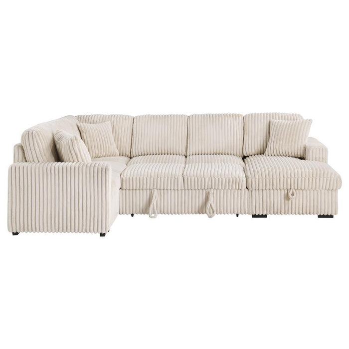 Devonshire - Sleeper Sectional Sofa Storage Chaise