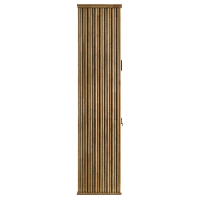 Dreydon - 4 Door Display Cabinet - Light Brown