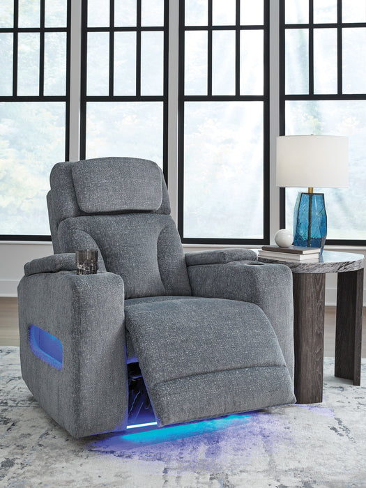 Studio Cave - Power Recliner - Steel