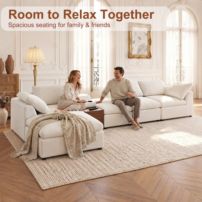 Modular Cloud Couch With Storage Console
