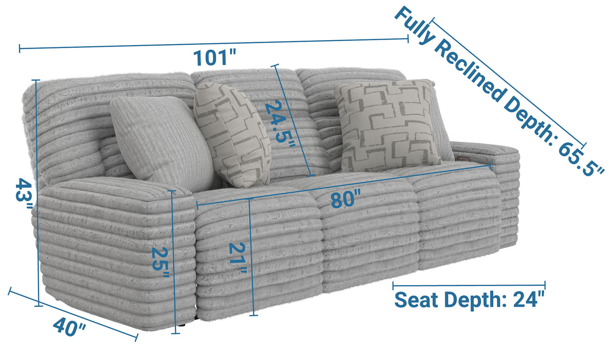 Lynx - Power Reclining Sofa With Zero Gravity