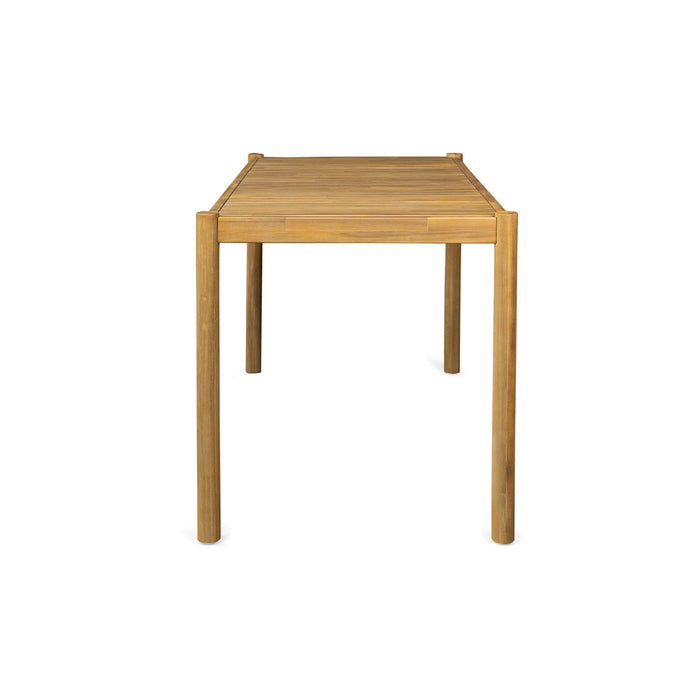Classic Patio Dining Table, Acacia Wood - Light Teak