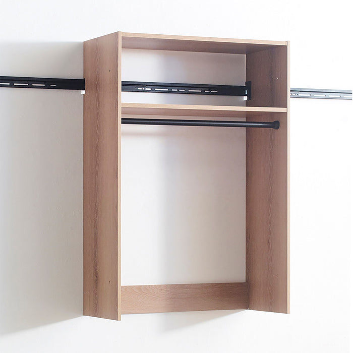 Devi - Wall Mounted Wood Closet System & Modular Design