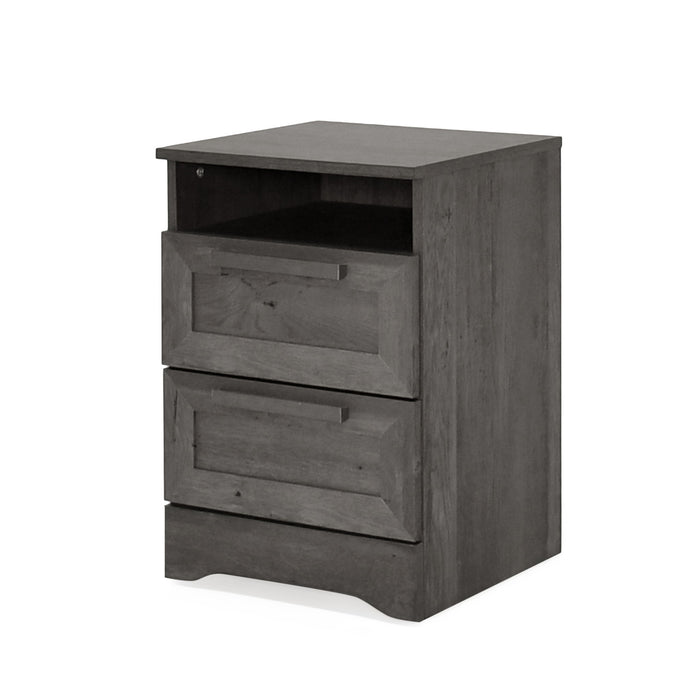 Broxon - Rustic Drawer Nightstand