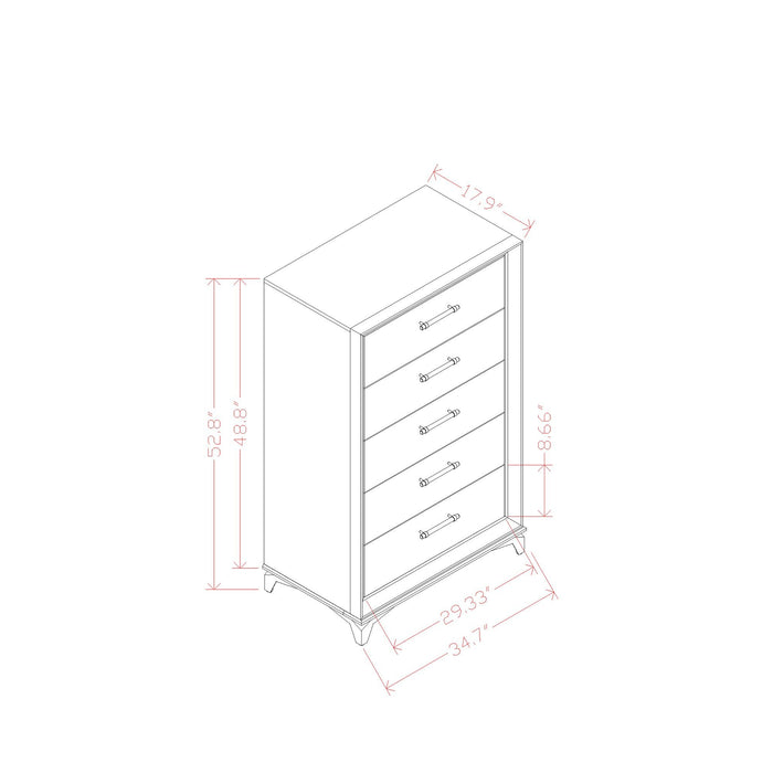 Star - Chest - White