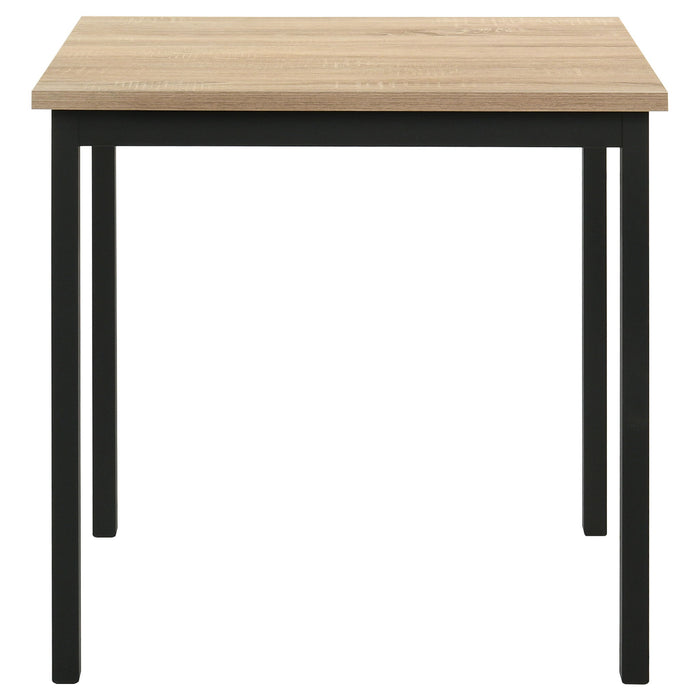 Garza 5-piece Space Saving Rectangular Dining Table Greige Oak