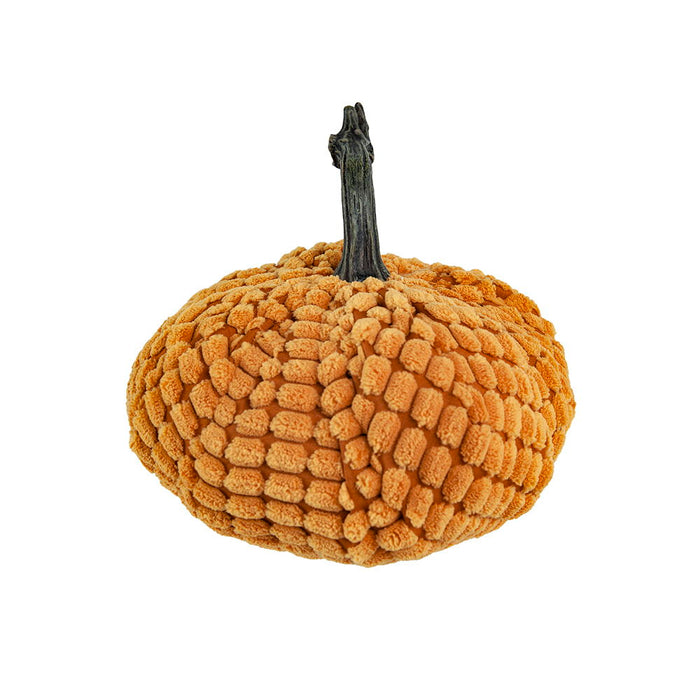 Chenille Weighted Pumpkin Ornament Decor For Holiday Harvest Festival Fall Festival & Thanksgiving