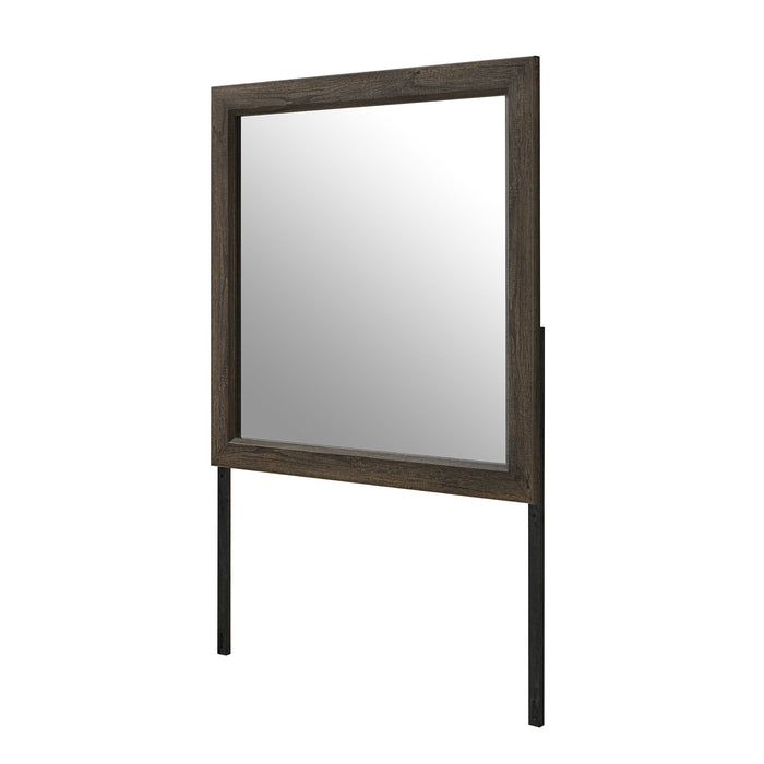 Harry - Mirror, Large Scale Design For Bedroom - Brown