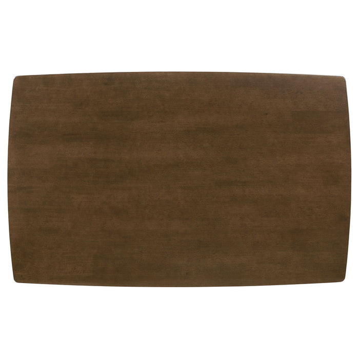 Kersey 5-piece Rectangular Dining Table Set Chestnut