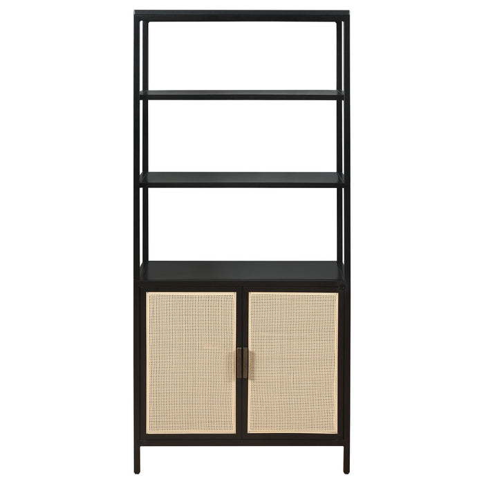 Kenneth - 3 Shelf Radio Weave Accent Cabinet