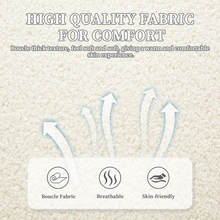 Mid Century Modern Loveseat Sofa With USB Ports, Removable Pillow Cover