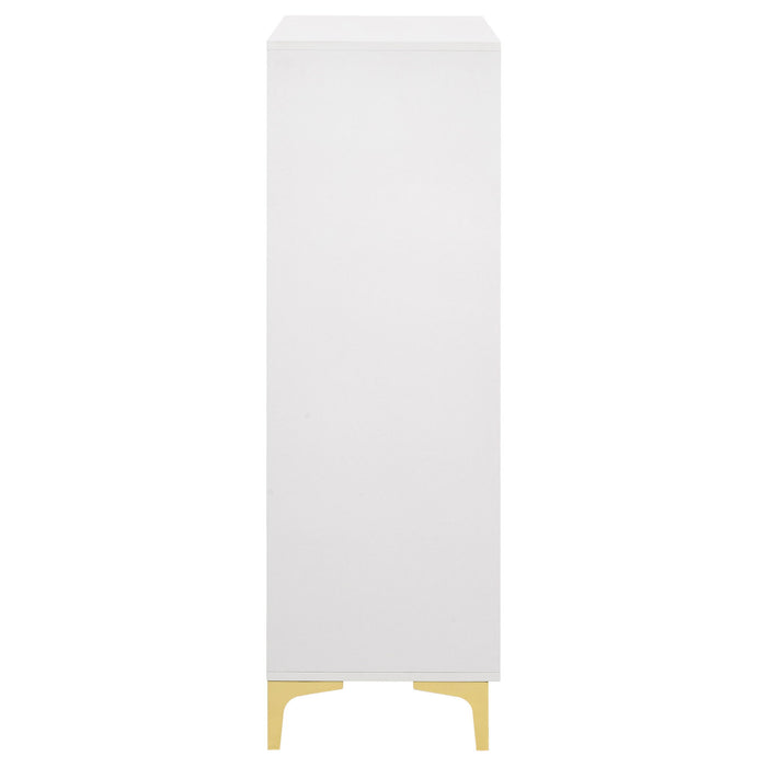 Karena - Rectangular 5 Drawer Chest - White