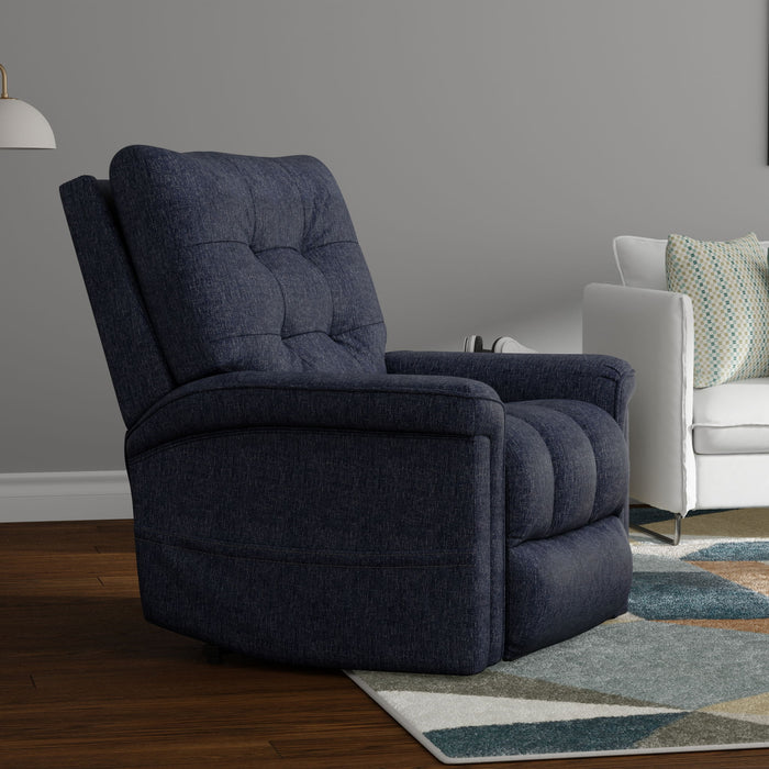 Velour - Power Lift Chair - Blue