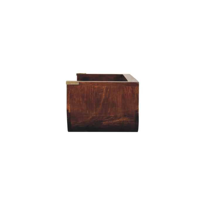 Indira Floating Console Table - Walnut