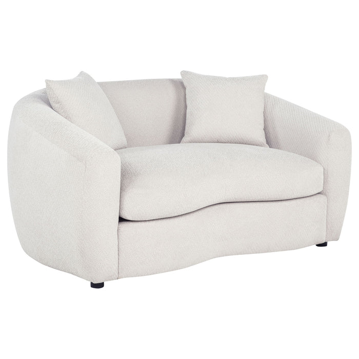 Isabella 2-piece Fabric Upholstered Sofa Set Sand