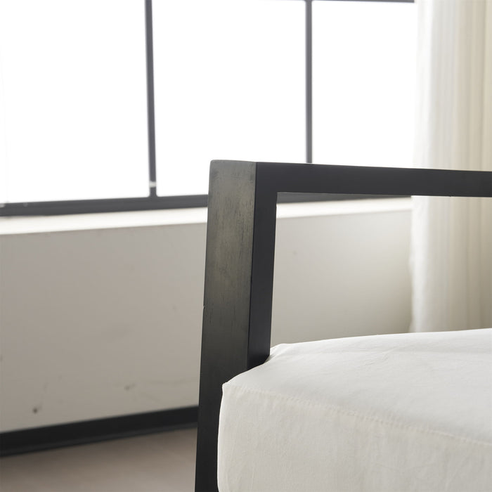 Modern Armchair With Solid Wood Frame