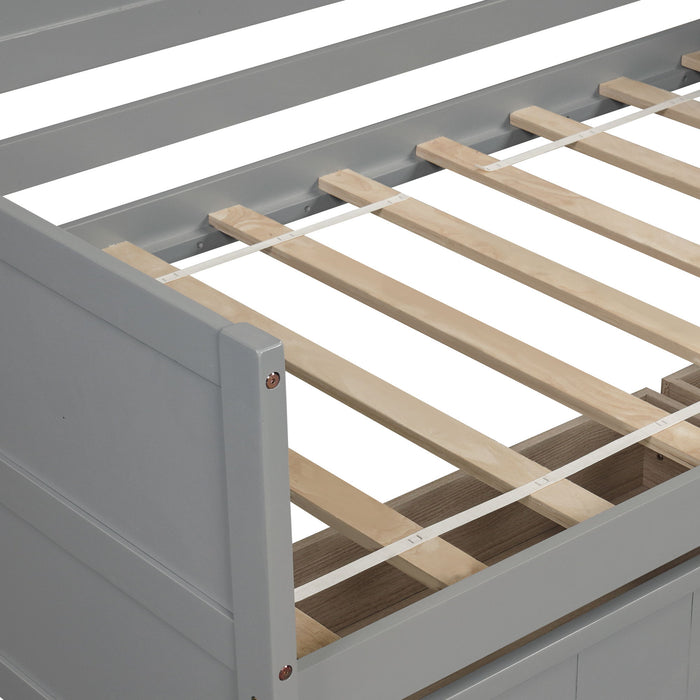 Wooden Daybed, Sofa Bed, No Box Spring Needed