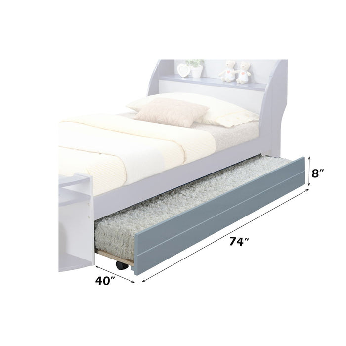 Neptune II - Twin Trundle - Gray