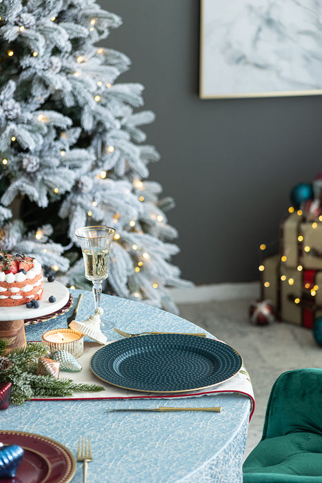 Polypropylene Charger Plate (Set of 8) - Blue