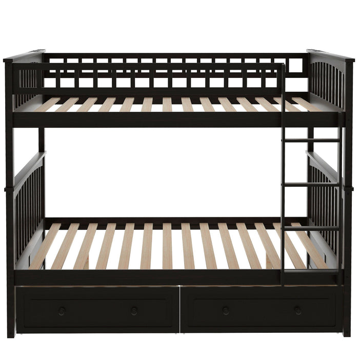 Bunk Bed With Drawers, Convertible Design
