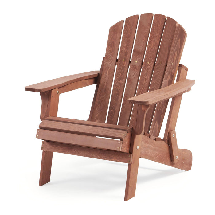 Oversize Outdoor Folding Adirondack Chair, Patio Chair For Garden