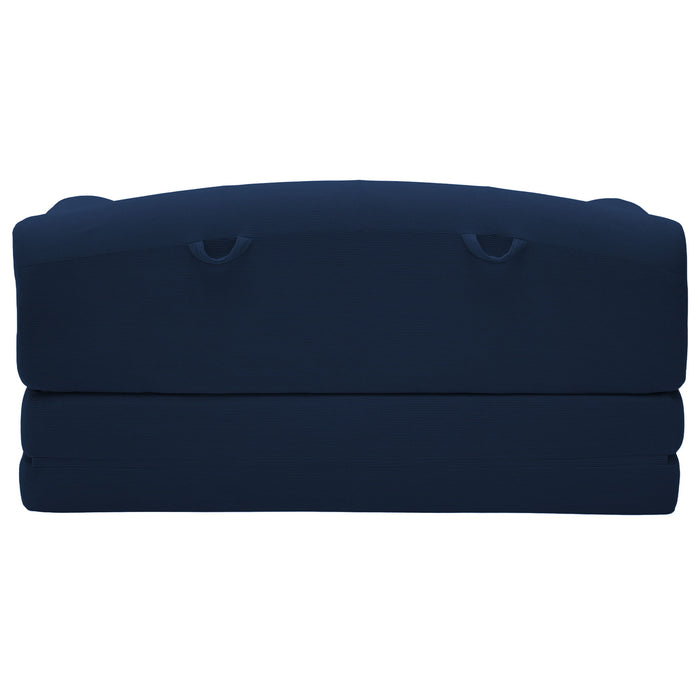 2 Seater Sofa Bed, Compact Foldable Floor Couch