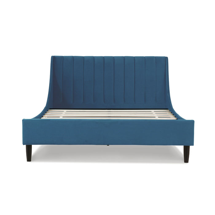 Aspen - Vertical Tufted Modern Headboard Platform Bed Set