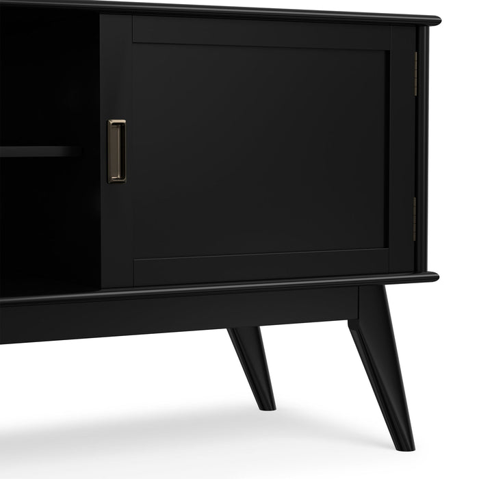 Draper - Handcrafted Mid Century Low TV Media Stand
