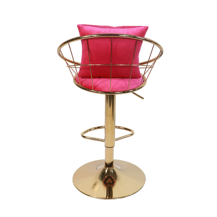 Unique Design Bar Chair, 360 Degree Rotation, Adjustable Height, Suitable For Dining Room And Bar
