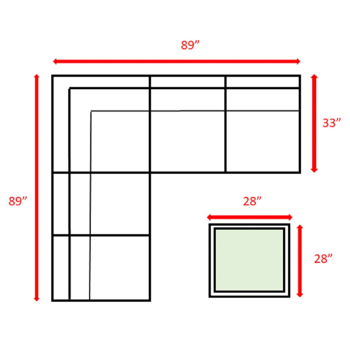 Seating Set With Cushions Handcrafted Wicker Design
