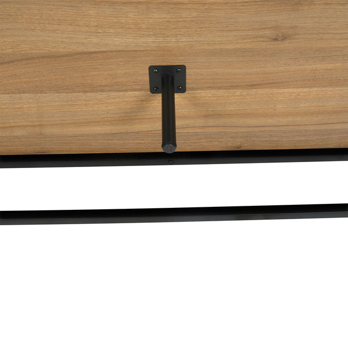 Modern 7 Drawer Dresser Cabinet - Walnut