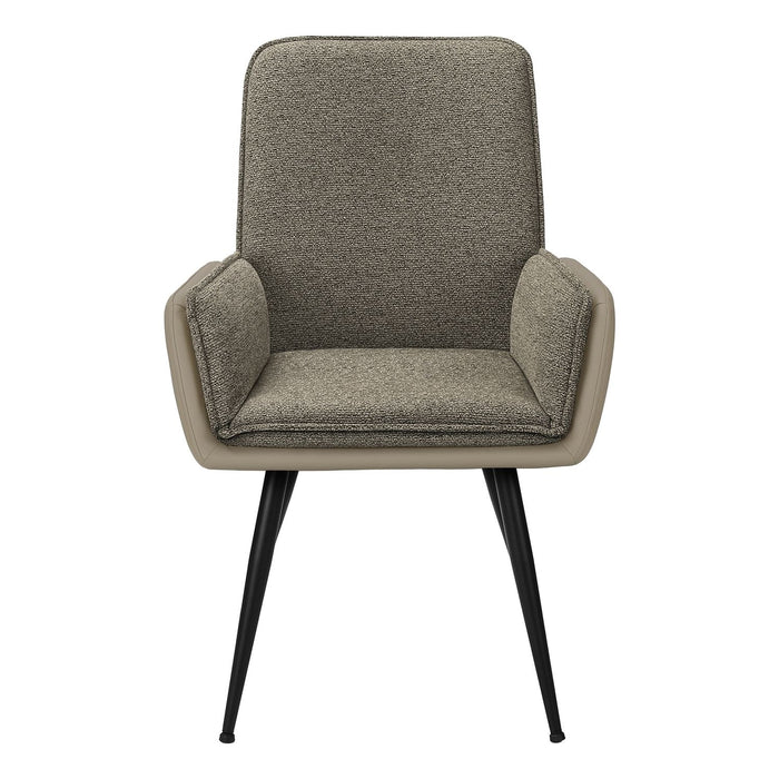 Dining Chair For Kitchen (Set of 2) - Brown / Gray