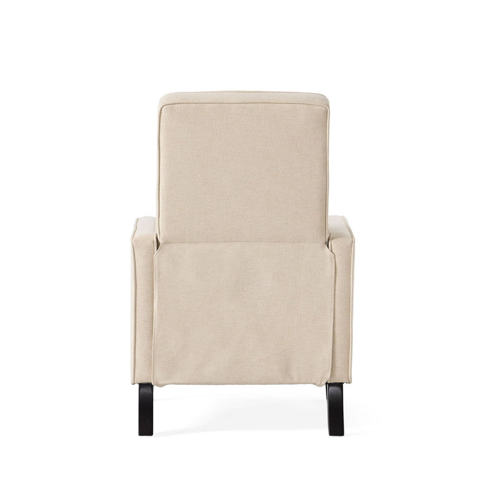 Minimalist Design Fabric Push Back Chair