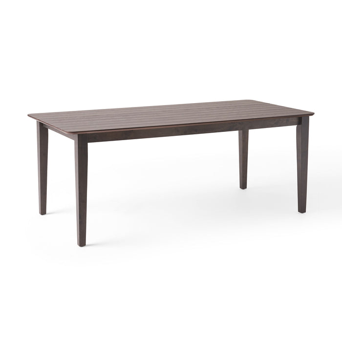 Farmhouse Charm Dining Table With Square Leg