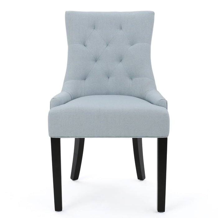 Contemporary Cheney Dining Chair Set With Tufted Design
